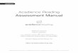 reading - School District U-46€¦ · Acadience TM Reading Assessment Manual Key features of Acadience Reading include: • empirically leveled Oral Reading Fluency passages that