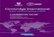 Cambridge International - Loescher · 2018-03-26 · Cambridge International Italian schools Catalogue 2018 CAMBRIDGE IGCSE® CAMBRIDGE PRIMARY CAMBRIDGE SECONDARY 1 AND 2 CAMBRIDGE