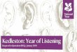 Kedleston: Year of Listening - nt.global.ssl.fastly.net...to improve it's engagement with and offer for visitors and local people. We have an ambition to grow our reach to new local