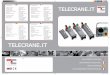 TELECRANE - MEC GRU - low.pdfPLL tecn. Aplicaciones: polipastos y puentes grúa, grúas torre, equipos forestales, etc 186x61x51 mm - 320 gr 200x162x107 mm - 1250 gr T E L E CR A N