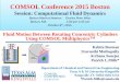 COMSOL Conference 2015 Boston · effects are included using COMSOL Multiphysics. TM. • The torque behavior imparted by fluid on the inner cylinder is evaluated to better understand