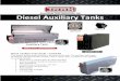 Diesel Auxiliary Tanks - Aluminum Tank Industries Diesel Auxiliary Tanks optional Installation kit Included