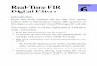 Real-Time FIR Chapter Digital Filtersmwickert/ece5655/lecture_notes/ARM/ece... · 2016-04-11 · Real-Time FIR Digital Filters Introduction Digital filter design techniques fall into