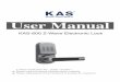 KAS-600 Z-Wave Electronic Lock - Digital Home …....01 1. Product Introduction 01 2. Product Performance Parameters 02 3. Packing List.....03