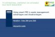 Using smart PPE in waste management: advantages and ...uest.ntua.gr/heraklion2019/proceedings/Presentation/14.A.Ledda.pdf · advantages and disadvantages Alessandro Ledda Heraklion