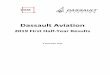 Dassault Aviation...Dassault Aviation: 2019 First Half-Year Results 4 September 2019 3 service specialists, aircraft reliability, customer satisfaction. Our Dassault Reliance Aerospace