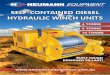 DHW Diesel Hydraulic Winches - Neumann Equipment · 2016-08-12 · The optional data logging and performance monitoring to the line pulling process enables ... Hydraulic Power Unit