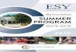 Welcome to the Cove School Summer Program...Welcome to the Cove School Summer Program June 13 - July 26, 2019 Dear Families, The Cove School is proud to off er a comprehensive summer