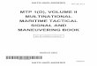 Multinational Maritime Tactical Signal and Maneuvering Book · 2016-10-15 · April 2004 PUBLICATION NOTICE ROUTING 1. Change 1 to MTP 1(D), Volume II, MULTINATIONAL MARITIME TACTICAL