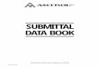 Submittal Data BookForm 1000DS (12/97) Submittal data sheets can ONLYbe ordered as a "Submittal Data Sheet Pack", using MC# 4400. They are not available to order on an 1 individual