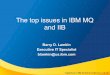 MQTC v2016 The Top Ten Issues in IBM MQ and IIB€¦ · MQ Channel Down Queue Full Messages in the Dead Letter Queue Messages in a queue and no open processes Isolating MQ problems