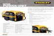 GT18 Power Unit Revised 3.9.2013 - Stanley Infrastructure...comfort and control with increased durability. • Lifting Hook Flush face design protects the lifting hook from accidental