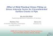 Effect of Weld Residual Stress Fitting on Stress Intensity Factor … · 2012-07-20 · through the pipe wall thickness. (e.g., in API RP 579, the through thickness stress distribution