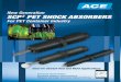 PET Shock Absorbers · 2019-02-14 · ACE Controls Inc. · 800-521-3320 · (248) 476-0213 · Fax (248) 476-2470 · · email: shocks@acecontrols.com PET Shock Absorbers 2 The application