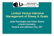 Limited Versus Intensive Management of Sheep & Goatsextension.missouri.edu/webster/documents/presentations/... · 2012-10-23 · Limited Versus Intensive Management of Sheep & Goats