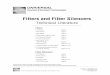Filters and Filter Silencers - Fluid Technology · 2013-02-27 · 3 FRH Series Filter FCRH Series Filter-Silencer These products are similar to the FH and FSH series, except that