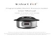 Instant Pot IP-DUO User Manual English...Instant Pot® programmable pressure cooker is the new generation of smart kitchen appliances. It is a 7-in-1 multi-function cooker combining