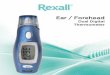 Ear / Forehead - Rexall · 2020-03-13 · Ear/Forehead Dual Digital Thermometer Thank you for purchasing the Ear/Forehead Dual Digital Thermometer. The Rexall™ Ear/Forehead Dual
