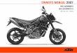 OWNER’S MANUAL 2007ktm950.info/library/assets/pdfs/unencrypted/KTM 2007 990...OWNER’S MANUAL 2007 1 All information contained is without obligation. KTM-Sportmotorcycle AG particularly
