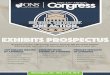 EXHiBitS Prospectus - ONS Congress 2018 · EXHiBitS Prospectus We expect more than 4,000 oncology nurses to attend the ONS 43rd Annual Congress. Make your plans now to meet with these
