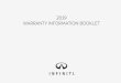 2019 WARRANTY INFORMATION BOOKLET - Infiniti€¦ · 4 WHO IS THE WARRANTOR Infiniti1 warrants all parts of your 2019 Infiniti vehicle supplied by Infiniti, except for those listed