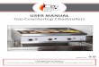 USER MANUAL Gas Countertop Charbroilers · 2019-02-04 · death. Read the installation, operating and maintenance instructions thoroughly before installing or servicing CPG equipment
