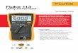 Utility Multimeter · Technical Data Fluke 113 Utility Multimeter Features include: • VCHEK™ LoZ low impedance measurement function to simultaneously test for voltage and continuity
