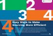 Easy Ways to Make Sourcing More Efficient · 2018-12-13 · 3 4 VectorVMS.com Easy Ways to Make Sourcing More Efficient With the labor market becoming tighter, finding all star talent