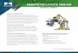 ROBOTIC PALLETIZER TOOLING - Magnum …...ROBOTIC PALLETIZER TOOLING ROBOTICS EXPERIENCE Magnum Systems, Inc. has been in the Robotic Palletizing and Bag Placing market since 2004
