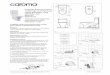 Installation Instruction 989100 Caroma Caravlle 1 PC 20170901 · 2019-04-05 · Caravelle Smart One Piece 1.28/0.8 gpf (4.8/3 lpf) Easy Height Elongated Toilet with Side Lever #989100