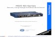 MDS SD Series - RSP Supply UP... · 2019-02-12 · Installation and Operation Guide Technical Manual MDS 05-4846A01, Rev. D OCTOBER 2010 Covering ES/SS Units with Firmware Version