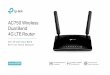 AC750 Wireless Dual Band 4G LTE Router · 2019-07-29 · The Archer MR200 uses 4G LTE technology to achieve speeds of up to 150Mbps download and 50Mbps upload. It also shares a simultaneous