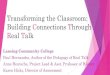 Transforming the Classroom: Building Connections …...Transforming the Classroom: Building Connections Through Real Talk Lansing Community College Paul Hernandez, Author of the Pedagogy