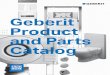 Geberit Product and Parts Catalog Geberit Price...6 The information and pricing in this document is subject to change without notice. Dual-Flush Actuators, Sigma 2x6 Installation Style
