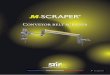 Conveyor belt scraper - stifnet.com€¦ · THAT ADHERES TO THE CONVEYOR BELT. Scraper with fixed support Scraper with tungsten steel insert Scraper with elastic support bearing Scraper