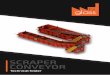 SCRAPER CONVEYOR - ForglassThe scraper conveyor consists of the main following parts: Drive station Tensioning station Intermediate module Chain with scrapers Table for glass return