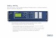 SEL-411L€¦ · BRM Breaker Wear Monitor LDE Load Encroachment LOC Fault Locator ... SEL-411L 27 59 87 Connection to Remote Relay 4 EIA-232 2 Ethernet1* 1 IRIG-B 2 Differential Channel2*