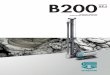 B200XP-2 brochure · lonna, scavo di pali con il metodo CFA elica continua e progettata per essere rapidamente predisposta alla conversione in attrezzatura per la realizzazione di