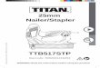MNL PLD6041 DFT GB V1 130419-01 - Free …TTB517STP by TITANGetting started... GB 06 Technical and legal information IE This tool may cause hand-arm vibration syndrome if its use is