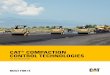 CAT COMPACTION CONTROL TECHNOLOGIES · 2 QUALITY. UNIFORMITY. CONFIDENCE. Compaction technologies from Caterpillar enhance work site efficiency and ensure high quality work. Cat®