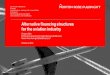 Alternative financing structures for the aviation industry · Alternative financing structures for the aviation industry Gregory Man Partner and Head of Debt Capital Markets (Middle