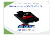 MANUAL DE INSTALACION Warrior WS-510 · superior (PMS o CKP*) de tipo INDUCTIVO y sensor de fase (CMP**) de tipo efecto HALL. Con el software de programación SGV DTAPs Software®,