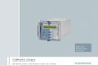 7SR191 Capa - WoodBeam · Capacitor Bank Protection Relay s Description User Interface Hardware Monitoring Functions Function Overview . Siemens Protection Devices Limited 4 Front