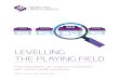 LEVELLING THE PLAYING FIELD - Fair By Design€¦ · report, we present new research which suggests that consumers experiencing mental health problems are systematically disadvantaged