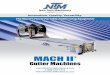 MACH IITM · The World’s Finest Portable Rollforming Equipment MACH II 1-800-574-1717 TM Panel Profiles Warranty: TM• Three years parts (including electrical) / Three years labor