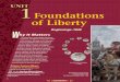 Foundations of Liberty - MR Coop United states History ... · Cahokia collapses Late 1500s Iroquois League created Folsom point, lying between animal bones 30,000 15,000 0 A.D. 1500