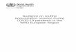Guidance on routine immunization services during COVID-19 … · 2020-03-20 · Guidance on routine immunization services during COVID-19 pandemic in the WHO European Region page