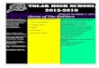 Tolar High School 2015-2016...Page 4 Tolar High School 2015-2016 FFA NEWS FFA Meeting October 5th, 6:30 Ag Building Meat sales Orders due October 5th Rabbit Orders and money Due October