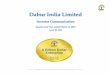Dabur India Limited Meet/100096_20130430.pdfDabur India Limited Investor Communication Quarter and Year ended March 31, 2012 April 30, 2012 Indian Economy Overview India –Real GDP