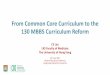 From Common Core Curriculum to the 130 MBBS Curriculum Reformqess2.fste.edu.hk/conference2017/files/CS Lau.pdf · Head, Neck & Nervous System Block System-based Studies CEMD9006 Practical